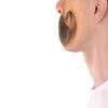 BC GOODS BY Men's Dark Brown Handlebar Mustache with Curled Tips  Thick Self Adhesive Fake Facial Hair | Realistic Human Hairs For Costume Parties, Themed Outfits & Special Occasions view 3