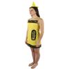 BC GOODS BY Adult Crayon Costume Bundle-Long-Sleeve Synthetic Fabric, Yellow - Small view 2