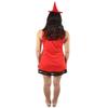 BC GOODS BY Adult Crayon Costume Bundle-Long-Sleeve Synthetic Fabric, Red - Small view 4