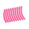 Senrusa Kids Balance Bike Reflective Stickers Bike Wheel Adhesive Decals Tape Safety Strips Balance Bike Accessories (Pink) view 3