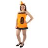 BC GOODS BY Adult Crayon Costume Bundle-Long-Sleeve Synthetic Fabric, Orange - Large view 2
