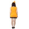 BC GOODS BY Adult Crayon Costume Bundle-Long-Sleeve Synthetic Fabric, Orange - Large view 3