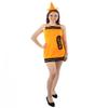 BC GOODS BY Adult Crayon Costume Bundle-Long-Sleeve Synthetic Fabric, Orange - Large view 4