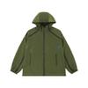 Xingfenly Jacket Zip Up for Men Street Windbreaker Coats Women Spring Autumn Thin Daily Sport College Jackets s2 Green8 L view 1