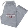 CornBorn Mississippi State Sweat Pants - Premium Fleece MSU Bulldogs 3-Stripe - Gray - Medium view 1