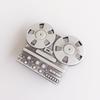 JEAN'S FRIEND Antique Silver Tape Recorder Player Music Belt Buckle Boucle de ceinture view 4