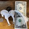 JINZHOUFZ Handcrafted leather horse key chains, purse hanging accessories, cute styling bag accessories feminine charm (White) view 3