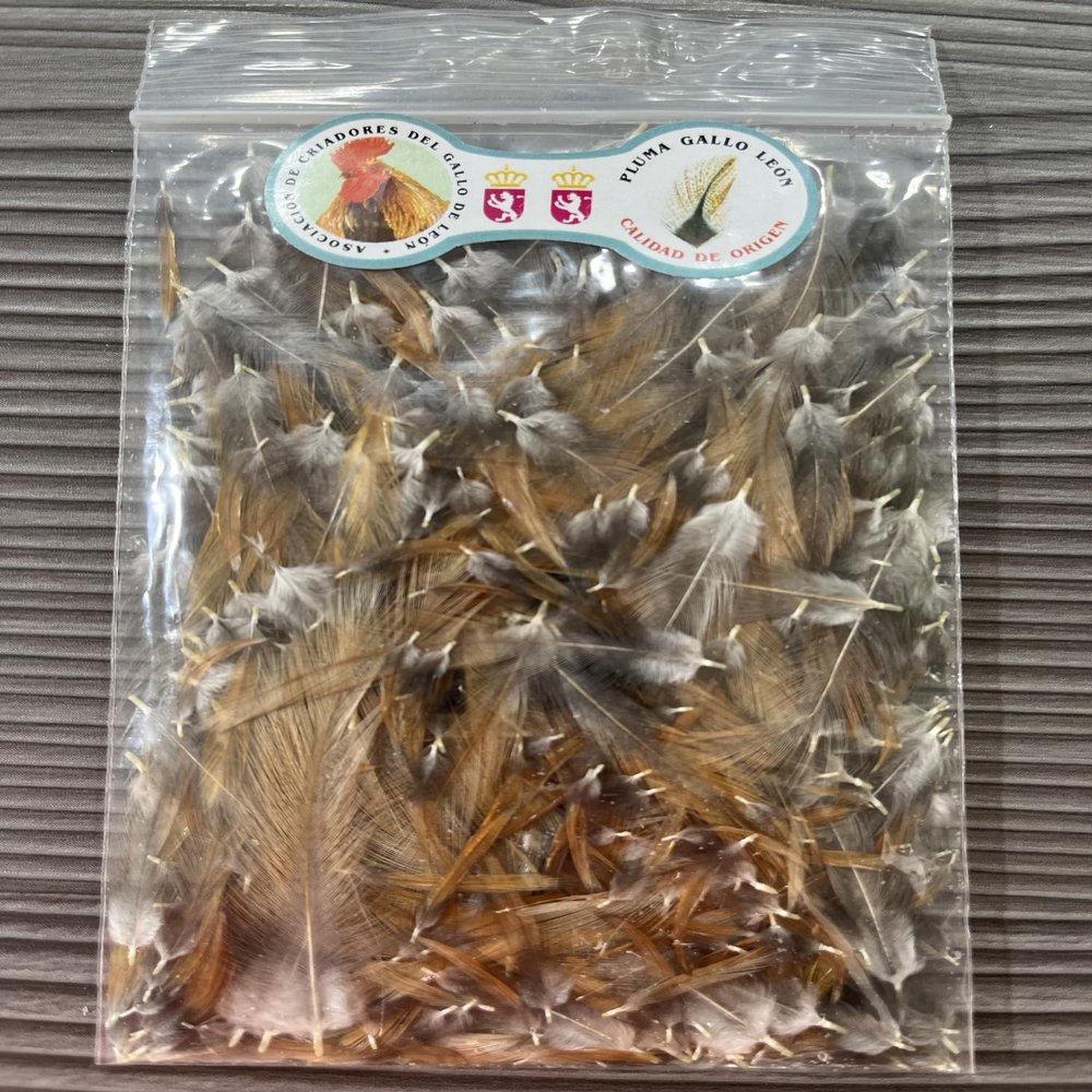 Genrico Feather Live Rooster Lion Neck HACKLES/Live Lion Rooster Feather FOR Tying Flies,Nymphs and PELLETS