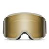 SMITH Squad XL Snow Goggles  Adult Ski & Snowboarding Goggles with Distortion-Free Optics, Anti-Fog Performance & 100% UV Protection  for Men & Women  Chalk, ChromaPop Sun Black Gold Mirror view 3