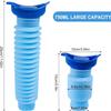 Pee Bottles for Men and Women, Adjustable Emergency Urinal 750ml, Car Pee Bottle, Portable Toilet for Car, Shrinkable Mobile Toilet, Urine Bottle for Travelling, Traffic Jams & Hiking view 2