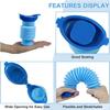 Pee Bottles for Men and Women, Adjustable Emergency Urinal 750ml, Car Pee Bottle, Portable Toilet for Car, Shrinkable Mobile Toilet, Urine Bottle for Travelling, Traffic Jams & Hiking view 3