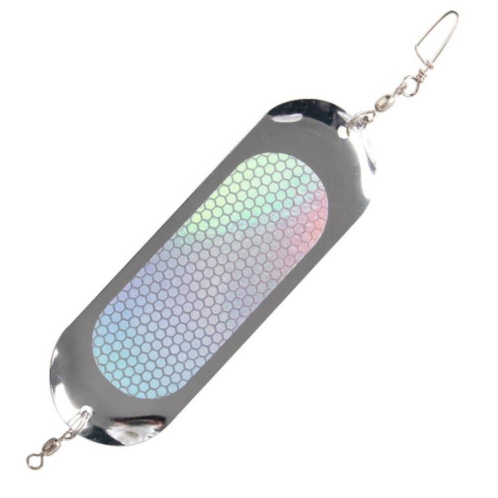 RJDOUJIN Fishing Flashers, 4.5In Fishing Dodger for Trolling Salmon, 26g Fishing Lures with Lights for Freshwater, Fishing Dodgers and Flashers, Fishing Dodgers for Trolling(Color 12,8pcs)