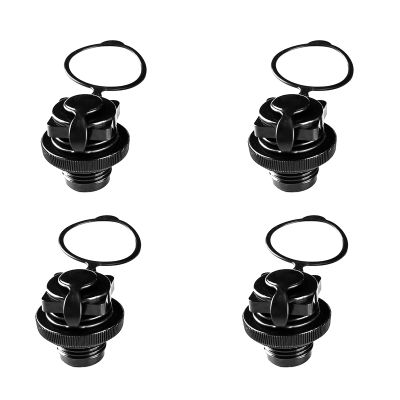 4PCS Air Mattress Cap Replacement,Boston Valve Adapter, Boston Valve Replacement,Inflatable Boat Air Valve,Paddle Board Breather Valve Kayaks One-Way Universal Fit Air Valve Replacement Parts