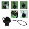 4PCS Air Mattress Cap Replacement,Boston Valve Adapter, Boston Valve Replacement,Inflatable Boat Air Valve,Paddle Board Breather Valve Kayaks One-Way Universal Fit Air Valve Replacement Parts view 4