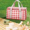 AUNMAS Insulated Cooler Bag Large Capacity, Water Proof Lunch Bag for Picnic Office Camping, 12L Collapsible with Pockets Leakproof Thermal view 2