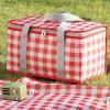 AUNMAS Insulated Cooler Bag Large Capacity, Water Proof Lunch Bag for Picnic Office Camping, 12L Collapsible with Pockets Leakproof Thermal view 3