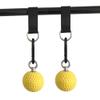 Boxwizard Rock Climbing Grip Grips with Straps, Nonslip Hand Grips, Chin Up Bar Strength Training Exerciser, (Yellow&Black) view 1
