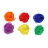 LIFKOME 3pcs Colors Hemmed Square Dance Scarves Soft Gauze Juggling Scarves for Boys and Girls Adults for Props and Decorations Red Yellow view 2