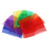 LIFKOME 3pcs Colors Hemmed Square Dance Scarves Soft Gauze Juggling Scarves for Boys and Girls Adults for Props and Decorations Red Yellow view 3