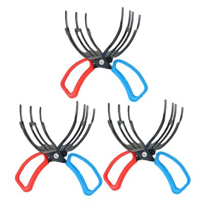 BESPORTBLE 3pcs Fish Gripper with Three-Claw Design Durable Fishing Pliers for Secure Fish Control