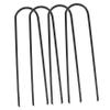 BESPORTBLE 4pcs Heavy Duty U-Shaped Tent Stakes Iron Ground Anchors for Tents Trampolines Canopies Easy Installation Resistant to Deformation for Outdoor Activities view 1
