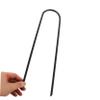 BESPORTBLE 4pcs Heavy Duty U-Shaped Tent Stakes Iron Ground Anchors for Tents Trampolines Canopies Easy Installation Resistant to Deformation for Outdoor Activities view 2