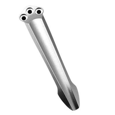 IGRIXLSD 1PC Titanium Deep Carry Pocket Clip Fits for Griptilian 551 Emerson, CNC Back Clip with 3 Titanium Screws DIY Replacement(Silver)