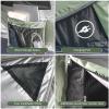 WYDHven Pop Up Tents for Camping, 4 Person Camping Tent with Extra Storage, UV Protection Waterproof Tent Fully Taped Seams, 2 Doors Easy Pop Up Tent for Camping, Hiking and Traveling view 3