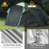 WYDHven Pop Up Tents for Camping, 4 Person Camping Tent with Extra Storage, UV Protection Waterproof Tent Fully Taped Seams, 2 Doors Easy Pop Up Tent for Camping, Hiking and Traveling view 4