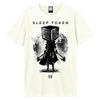 Amplified Unisex Adult Axe Samarui Sleep Token T-Shirt (S) (Vintage White) view 1