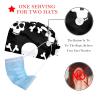 2 Pieces Scrub Caps Women Scrub Cap Men Surgical Bouffant Caps for Women for Hospital Bones Skulls Punk Multicoloured view 2