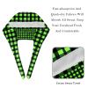 2 Pieces Scrub Caps Women Ponytail Scrub Cap Nursing Hats for Women for Home Square Pattern Colorful view 4