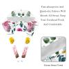 2 Pieces Scrub Caps Women Chef Cap Nursing Scrub Caps for Chef Flowers Peony Roses view 4