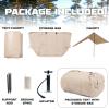 CCF Inflatable Tent for Camping with Canopy and Pump 2-8 Person Glamping Tents for Camping Adult Easy Setup 4 Season Blow Up Tent Waterproof Windproof Outdoor view 4