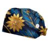 2 Pieces Scrub Caps Women Men's Scrub Cap Surgical Cap for Beauty Salon Pattern Abstract Ethnic Style Multicoloured view 1