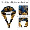 2 Pieces Scrub Caps Women Men's Scrub Cap Surgical Cap for Beauty Salon Pattern Abstract Ethnic Style Multicoloured view 3