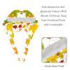 2 Pieces Scrub Caps Women Ponytail Scrub Cap Nurse Hat for The Surgeon Autumn Maple Leaves Multicoloured view 4