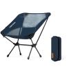 CAMEL CROWN Portable Camping Chair Lightweight Compact Folding Chair Mesh for Outdoor Camp Travel Beach Picnic Festival Hiking Backpacking Navy Blue view 1