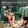 CAMEL CROWN Portable Camping Chair Lightweight Compact Folding Chair Mesh for Outdoor Camp Travel Beach Picnic Festival Hiking Backpacking Navy Blue view 4