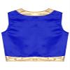 Hedmy Kids Boys Arabian Prince Vest Open Front Gold Trim Waistcoat Top Halloween Carnival Party Fancy Dress Up Royal Blue 10 Years view 4