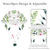 2 Pieces Scrub Caps Women Men's Scrub Cap Nurse Scrub Cap for The Surgeon Grass Meadow Flowers Herbs Multicoloured view 3