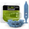 Loudmouth Football Mouth Guard - 3D SpikeSurge Football Mouthpiece with Strap, Fits Adult & Youth, Mouth Guard Football Accessories (Carolina Blue) view 1