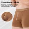 DAVID ARCHY Mens Boxer Briefs - Soft Comfortable Performance Underwear For Running 4 Pack Large view 4