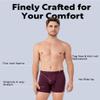 DAVID ARCHY Mens Boxer Briefs - Ultra Soft Support Pouch Performance Underwear 4 Pack X-Large view 2