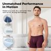 DAVID ARCHY Mens Boxer Briefs - Ultra Soft Support Pouch Performance Underwear 4 Pack X-Large view 3
