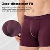 DAVID ARCHY Mens Boxer Briefs - Ultra Soft Support Pouch Performance Underwear 4 Pack X-Large view 4