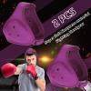Jerify 2 Pcs Wrestling Headgear for Kids Youth Soft Grappling Headgear Wrestling Adjustable Ear Guard Protective(Dark Red) view 2