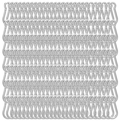 100PCS 3" Carabiner, M8x 5/16" Heavy Duty Galvanized Steel Spring Snap Hook Carabiner Clips, with 500LBS Load Capacity for Camping Hiking Hammock Swing and Outdoor Activities