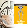 100PCS 3" Carabiner, M8x 5/16" Heavy Duty Galvanized Steel Spring Snap Hook Carabiner Clips, with 500LBS Load Capacity for Camping Hiking Hammock Swing and Outdoor Activities view 4