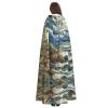 DRTGEDS The Seaside Lighthouse Hooded Cloak Unisex Cape Halloween Christmas Vampire Witch Cloak Costumes Party Cape view 3